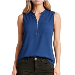 NWT Timeson Blouse Blue Size Large